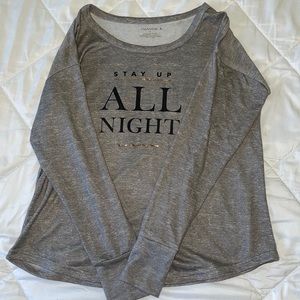 Long sleeve pajama top!